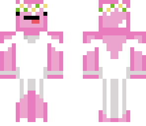 pastel pink derp wedding dress