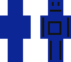 blue man