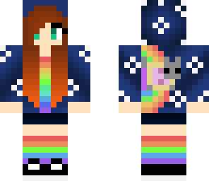 emmy nyan cat hoodie girl hd redo