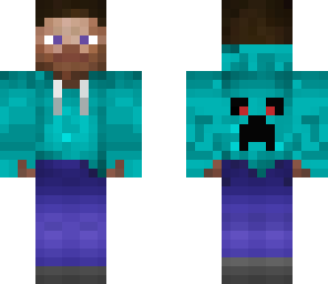 updated creeper steve
