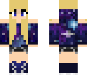 blonde galaxy girl