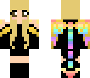 rainbow bird girl