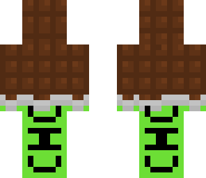 green chocolate man