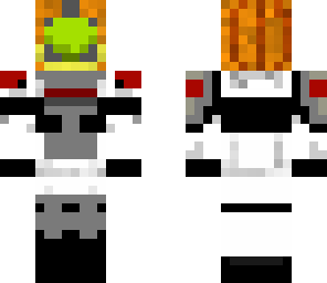space soldier with weak armor and enhanced helmet