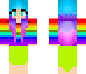 rainbow girl