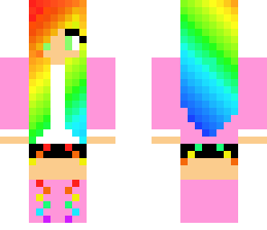 rainbow girl