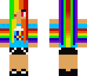 human rainbow dash
