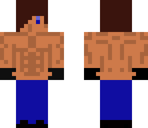 blue pants muscle guy