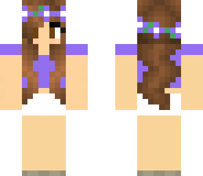 purple hipster girl