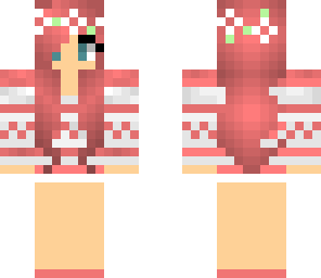 winter girl pink