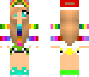 rainbow girl