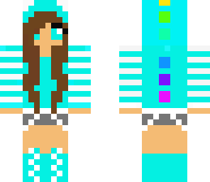 awesome edited dino girl skin