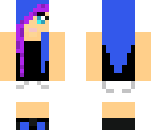 blue hair