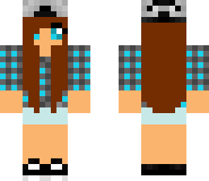 blue tomboy girl
