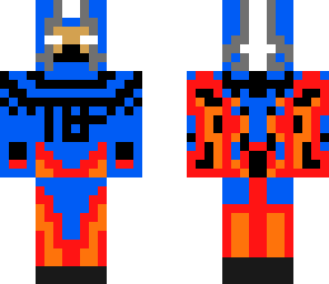the blue flame