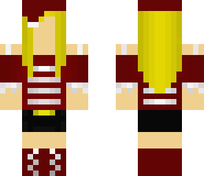 blonde christmas girl