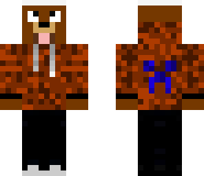orange hoodie christmas bear