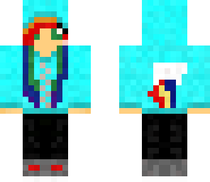 human rainbow dash