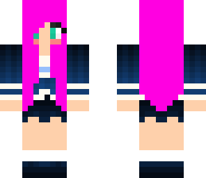 dark pink anime girl