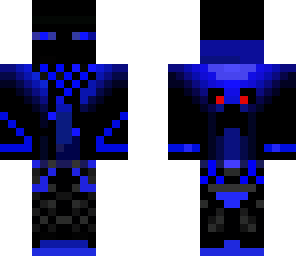 enderman with blue hoodie