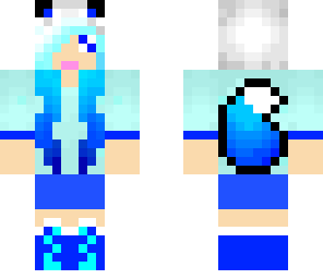 blue wolf girl