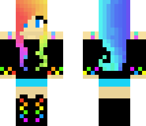 rainbow girl