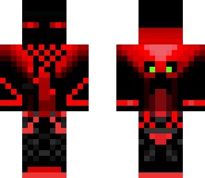 enderman with red hoodie