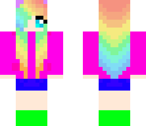 colorful girl