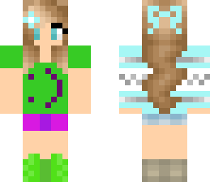 winter and summer girl