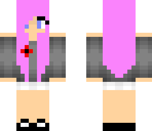 pink hair girl