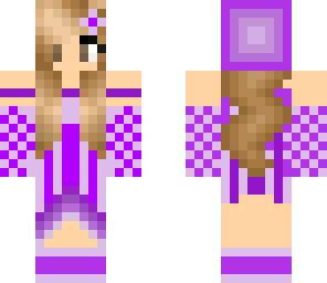 pretty purple girl