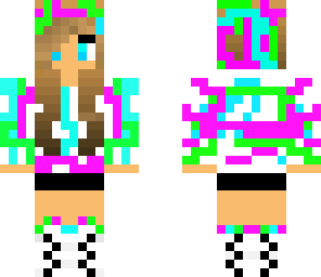 splatter paint girl