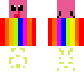rainbow flying kirby