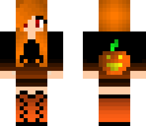 edited halloween girl skin