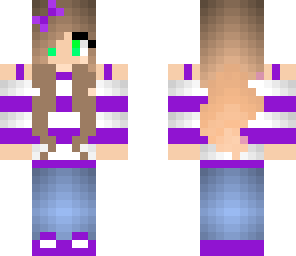 purple gamer girl