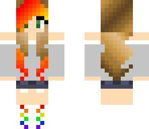 rainbow and dye girl person thing yeah lol