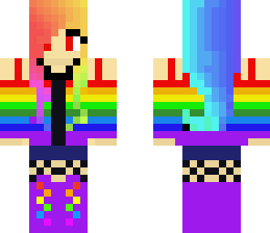 cute rainbow girl