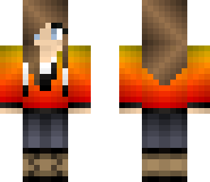 jacket girl fire maiden