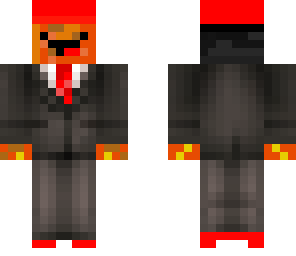 potato in a suit