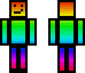 cool rainbow man