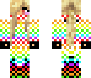 cute rainbow girl
