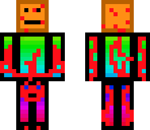 happy halloween rainbow man