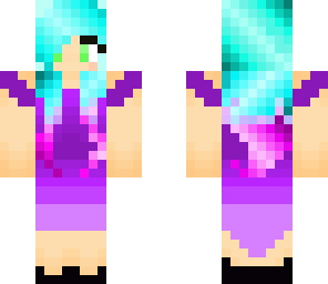 prom purple girl