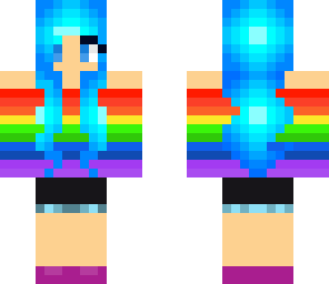 electric blue rainbows