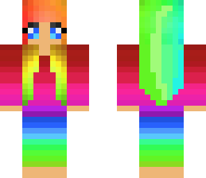 rainbow girl