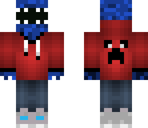 blue hoodie monster