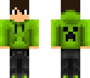 green creeper hoodie