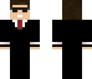 man in black