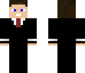 man in black