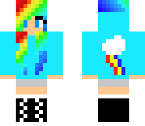 rainbow dash girl